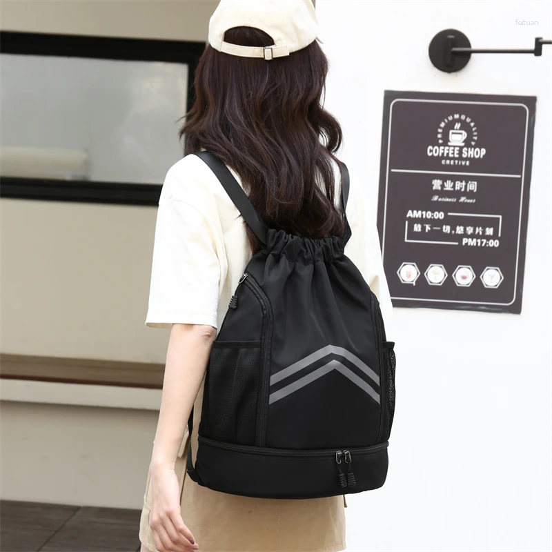 2025 NEW School Bags Fashion Female Drawstring Backpack Daypack High Quality Fabric Women Travel Pretty Style Girls Sac zhanyishengli
