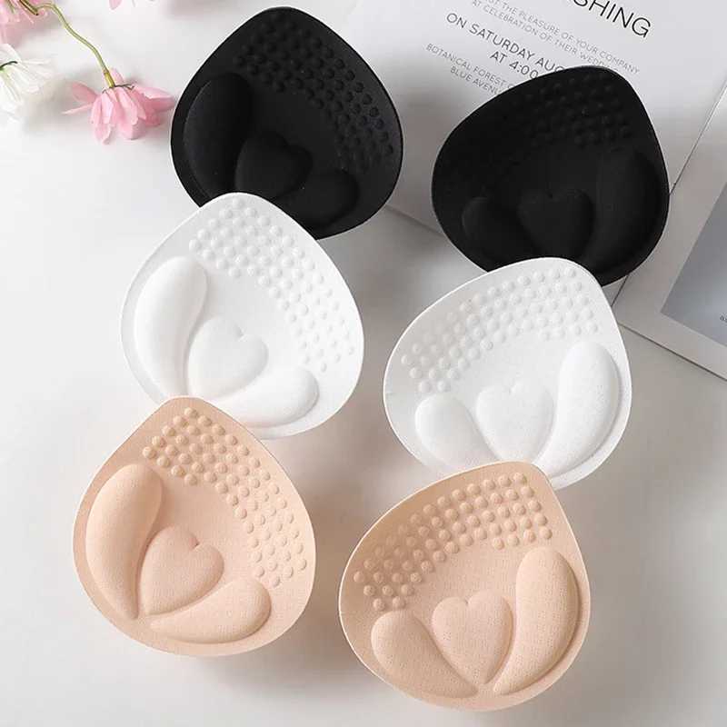 1/2pairs Thick Sponge Push Up Bra Pad Set for Women Invisible Insert Swimsuit Bikini Breast Enhancers Chest Cup Pads AccessoriesXJ241024