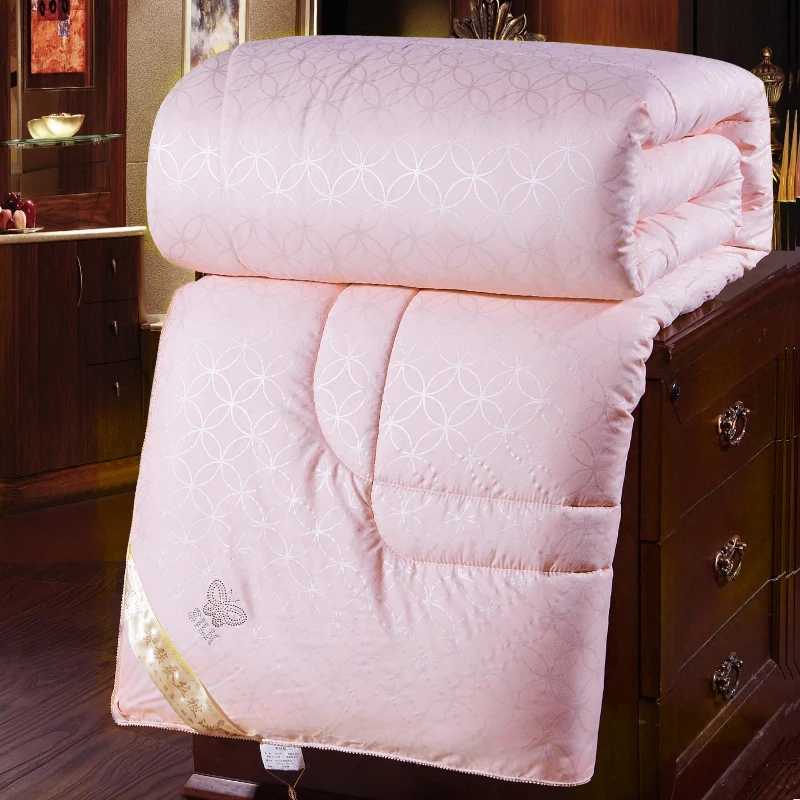 mulberry silk quilts thicken warm winter duvet insert quilted bed comforter king queen twin full size kid bed patchwork blanketXJ241024