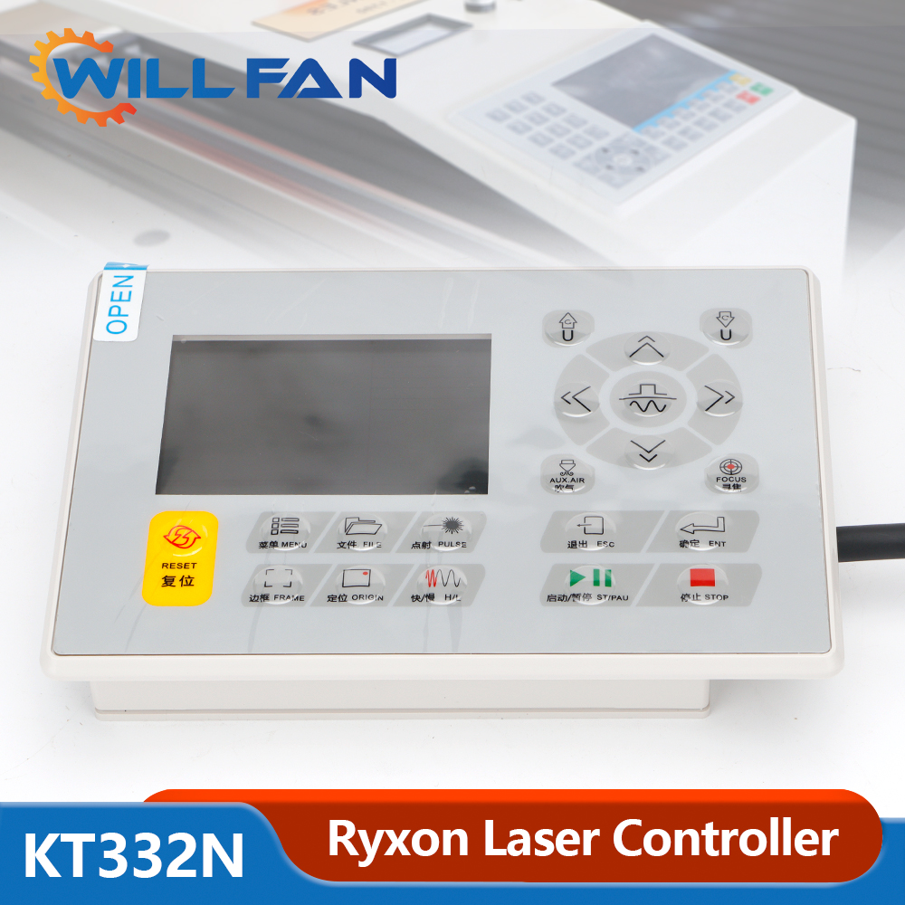 Will Fan Ryxon KT332N Co2 Laser Controller 3inch LCD Panel Motherboard For Laser Engraving Cutting Machine