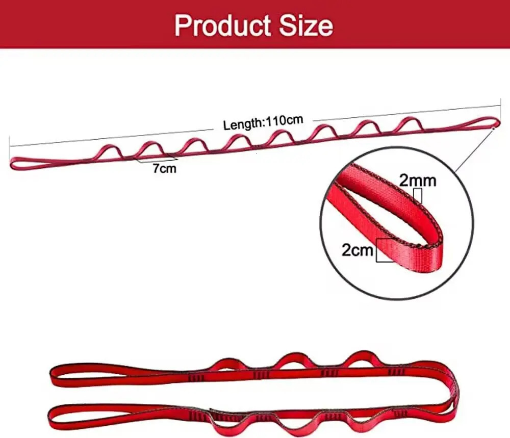 Yoga Fitness Belts Stretch Daisy Chains Straps Durable Adjustable for Dance Outdoor SwingYoga HammockClimbing 241024