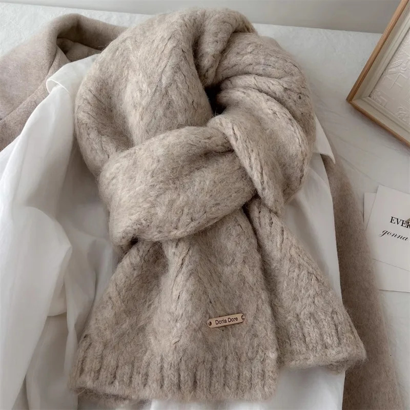 Scarf 241023 silk th Vintage Knitted go Couple Cashmere designers ece Warm Warmth nice Student scarf