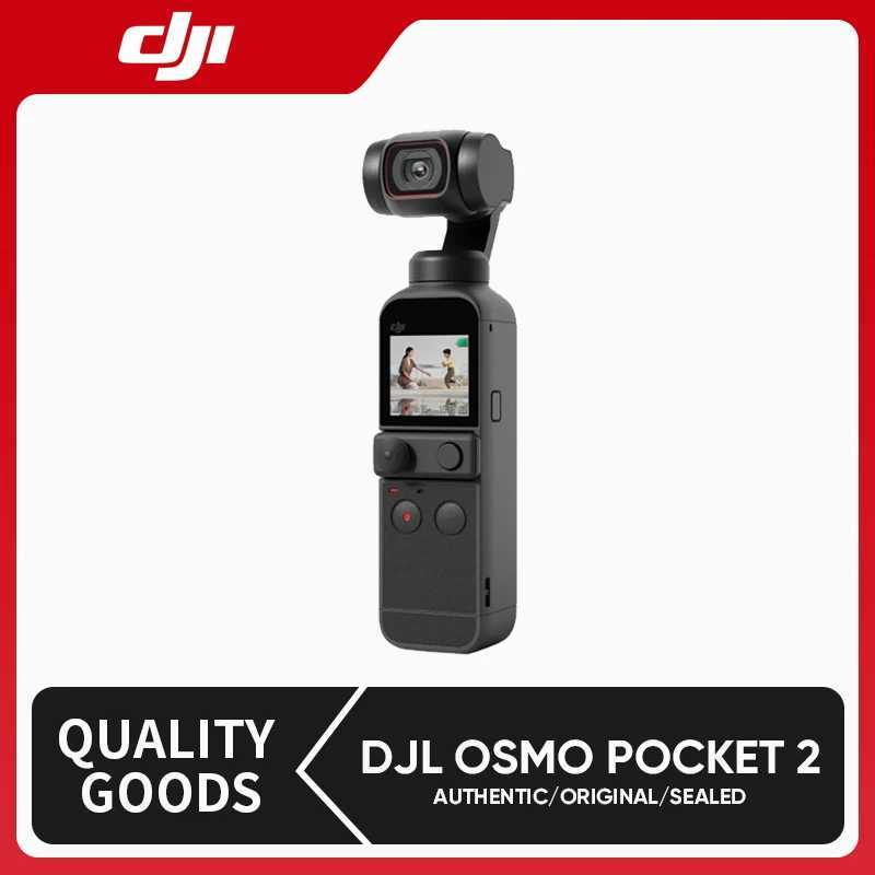 Sports Action Video Cameras DJI osmo Pocket 2 Handheld 3Axis Gimbal Stabilizer with 4K Camera 64MP Photo ActiveTrack S251115