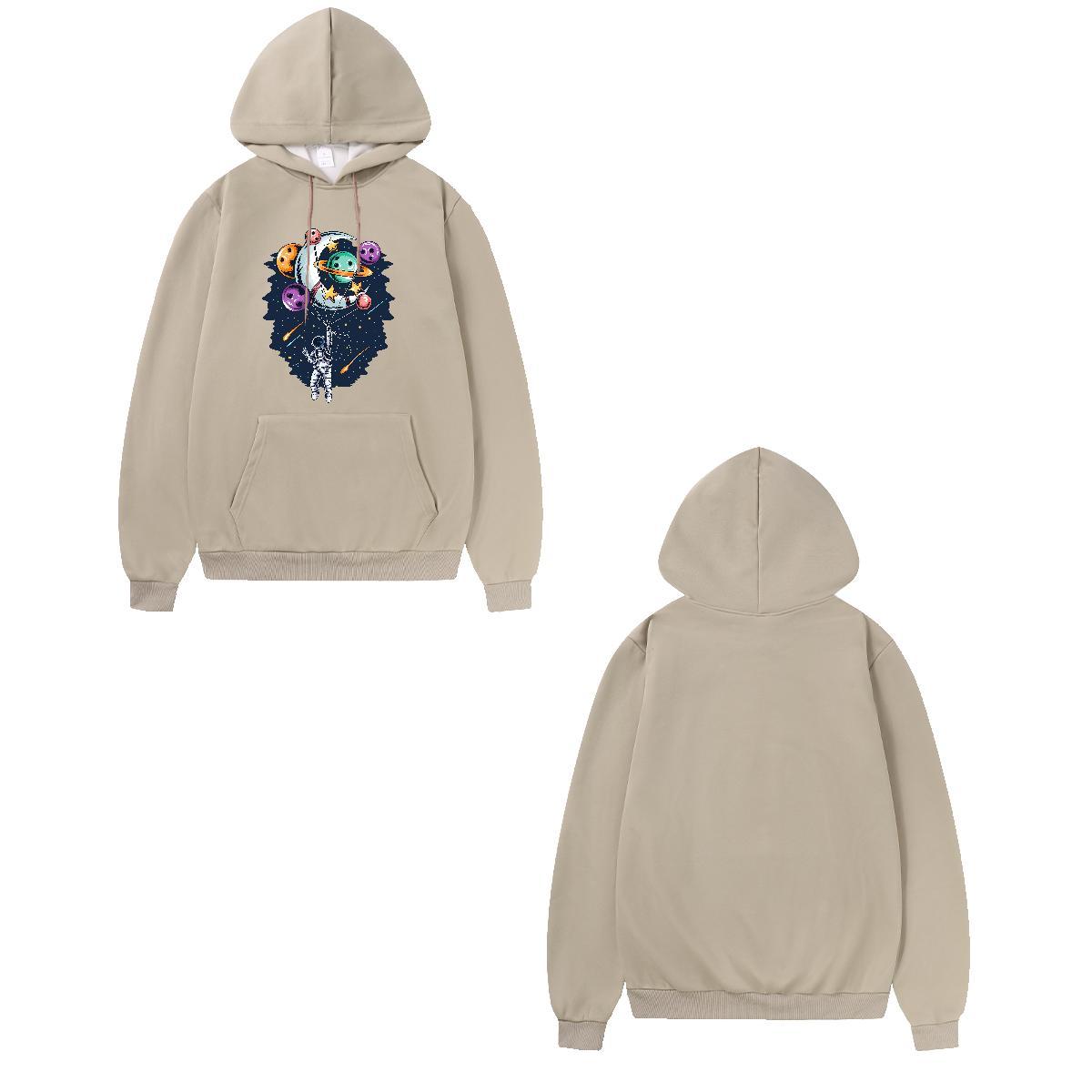 Fashion Mens Hoodie Breathable Soft Classic Couples Hoodie Customized Print Top Pullover Hoodie Casual Daily Wear Cotton 350g