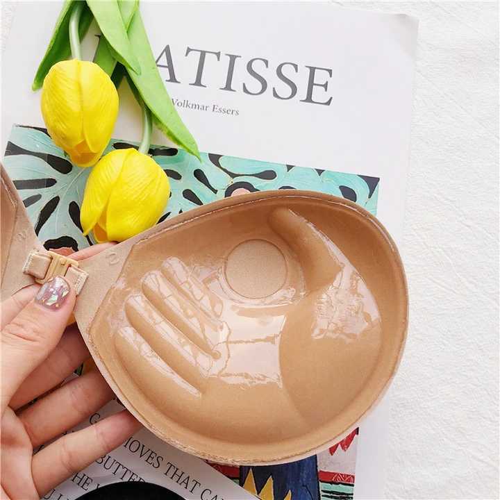 Thickened Chest Sticker 3CM Thick Invisible Bra Flat Chest Display Big Silicone Breast Sticker Bridal Wedding Noodle StickerXJ241024
