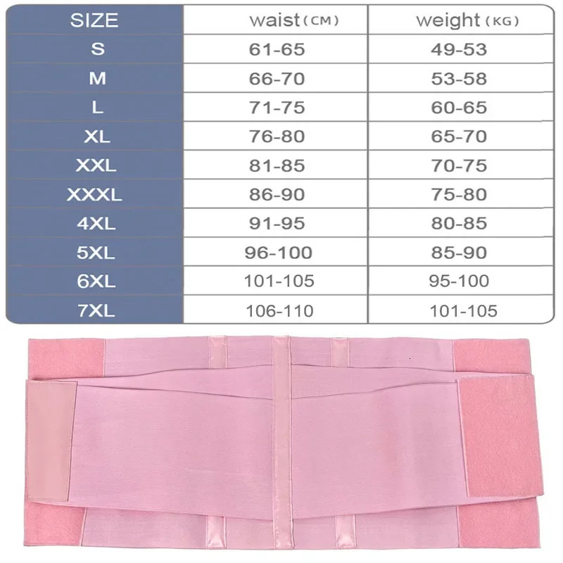 AfruliA Fajas Colombianas Girdle Slimming Waist Trainer Pulling Underwear Belt Sport Strap Body Shaper Tummy Wrap Cincher Corset 241024