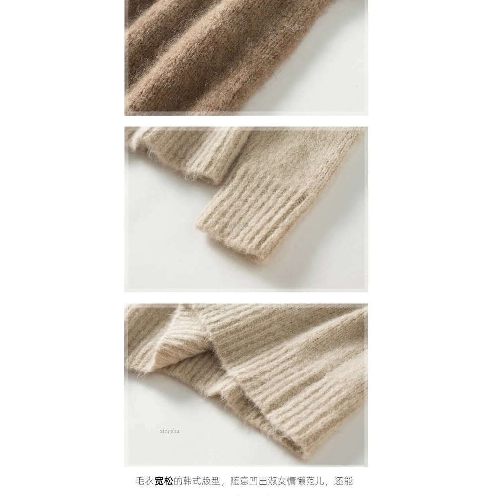 Women's Sweaters Thick Oversize Sweater Women Jumper Autumn Winter Cashmere Wool Warm Clothes Pull Femme Hiver Knitted Pullover 230223