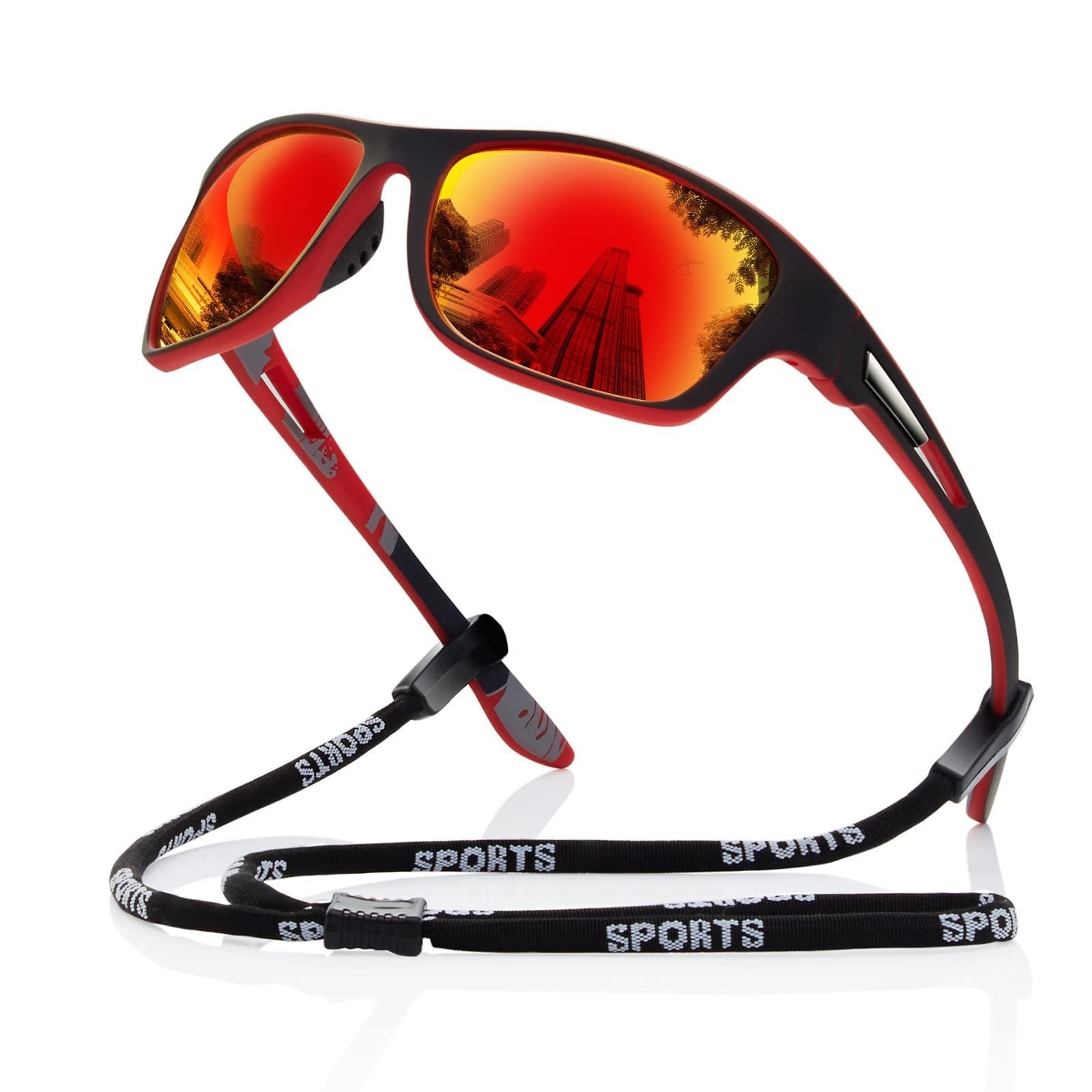 and European American Cross-border Fashion Sports Men's Night Vision Polarized Riding Sunglasses Sunshade Glasses Wholesale