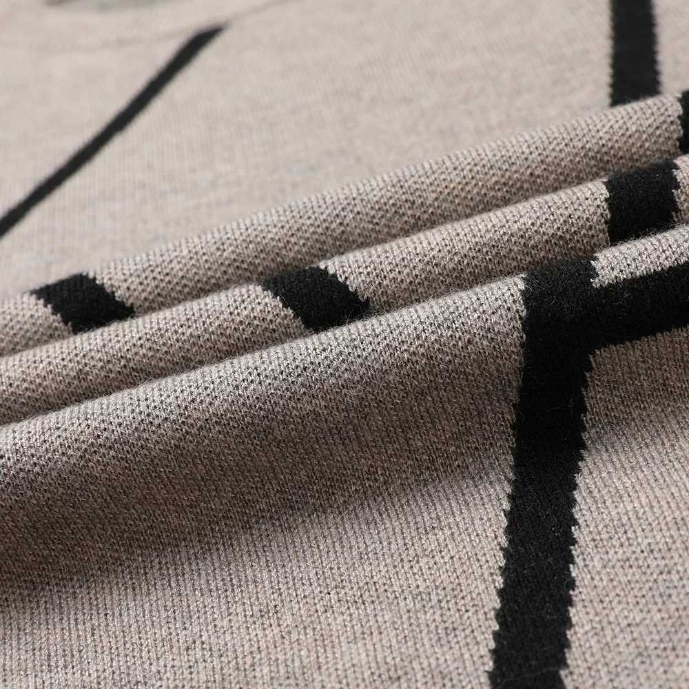 2023 New Fashion Brand Knit High End Designer Winter Wool Pullover Black Sweater For Man Cool Autum Casual Jumper Mens Clothing LX241024