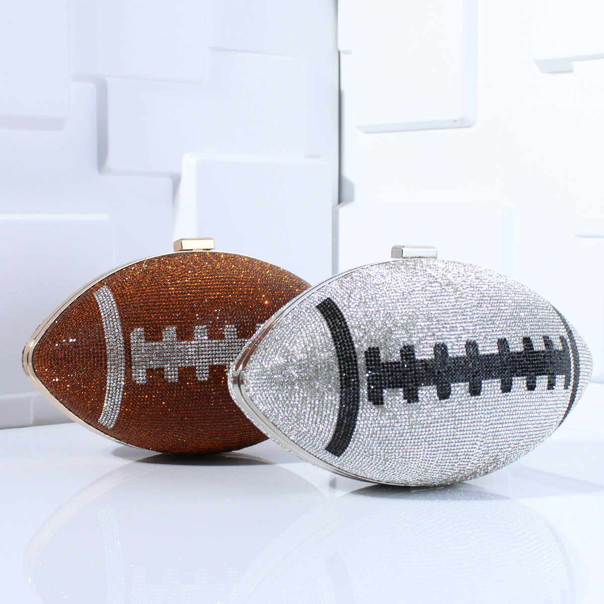 CMM Bag Set Diamonds for Ladies Dinner Rugby Ball Rhinestone Fashion Ball Party Evening Dress Bag