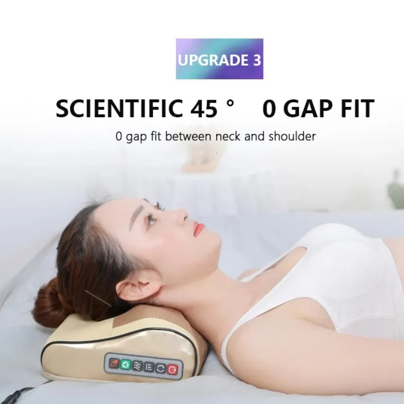 2024 Electric Neck Massager Pillow Multifunctional Massage Device Health Relaxation 241024