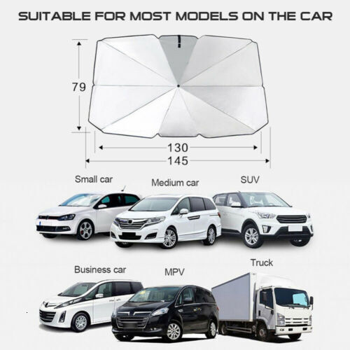 New Car Sunshade Front Window Sun Shade Windshield Cover Visor UV Umbrella Foldable