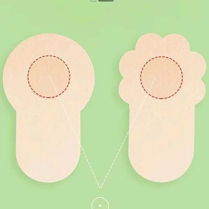 10pcs Womens Invisible Breast Lift Up Tape Overlays on Bra Nipple Stickers Chest Stickers Adhesive Nipple Covers AccessoriesXJ2410