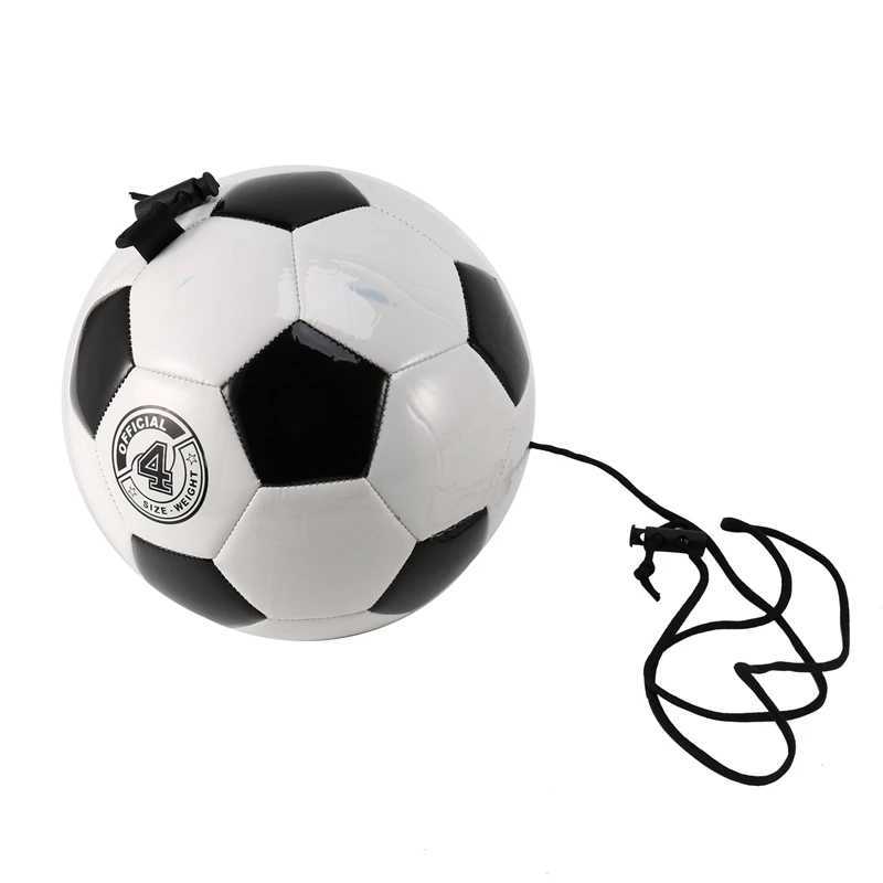 Soccer Training Ball Adjustab Bungee Elastic Training Ball With Rope Size 4 Football For Training Playing SportsXJ241023