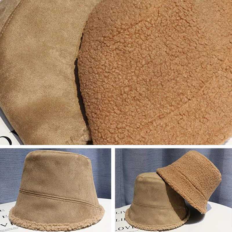 Home>Product Center>Fashionable Suede Cashmere Plum Bucket Hat>Warm Autumn Fishermans Hat for Ms. Wen Airegar Brim>Leisure Outdoor Basin H