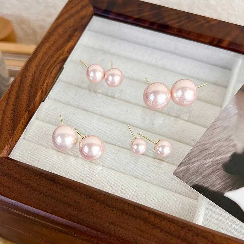 Champagne Pearl Earrings - Illuminate Your Beauty with Simple yet Luxurious High End Earrings with Simple Elegance W241023