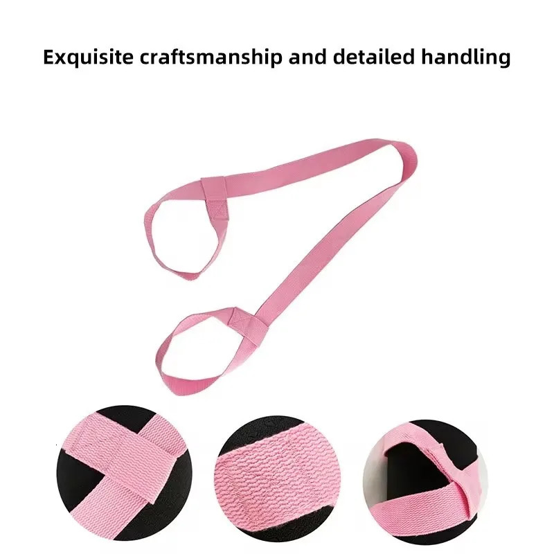 Adjustable Yoga Mat Belts Shoulder Straps Exercise Stretch Fitness Gym Sports Rope 165cm38cm y241024