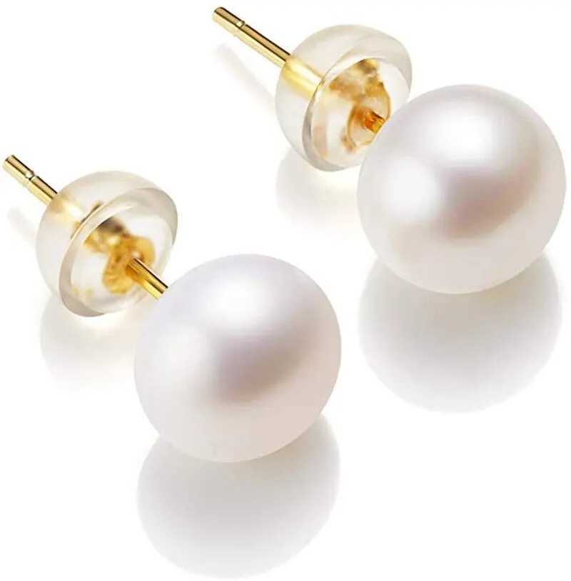 925 sterling silver bread pearl earrings suitable for womens jewelry decoration W241023