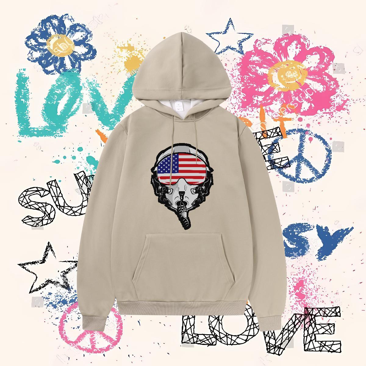 Fashion Mens Hoodie Sweatshirt Long Sleeve Soft Designer Men Tops Hoodie Oversized 3XL Clothings Street wear Hip Hop Velvet Thick