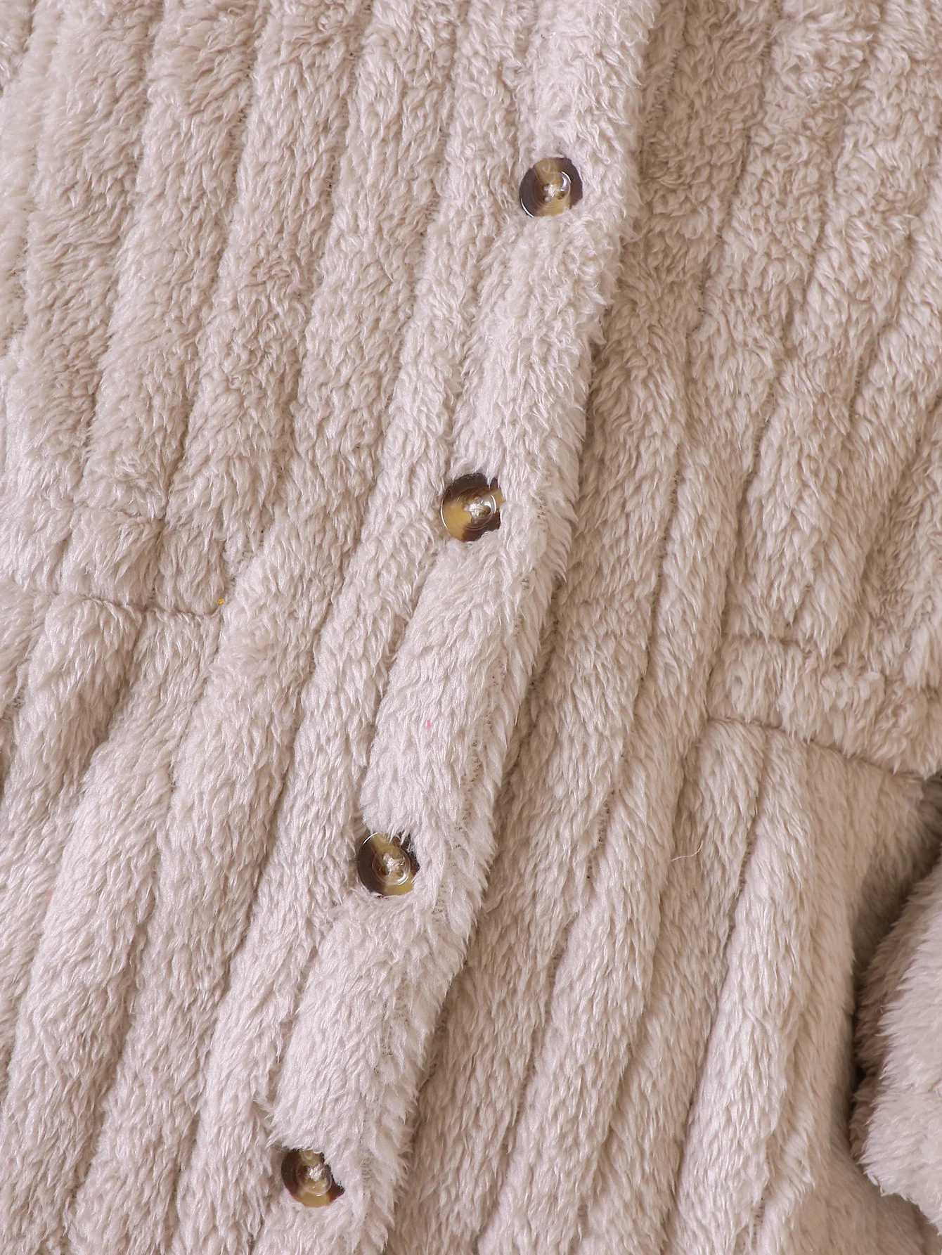 Autumn and winter new down plush hooded long jacket suitable for small and medium-sized girls W241023