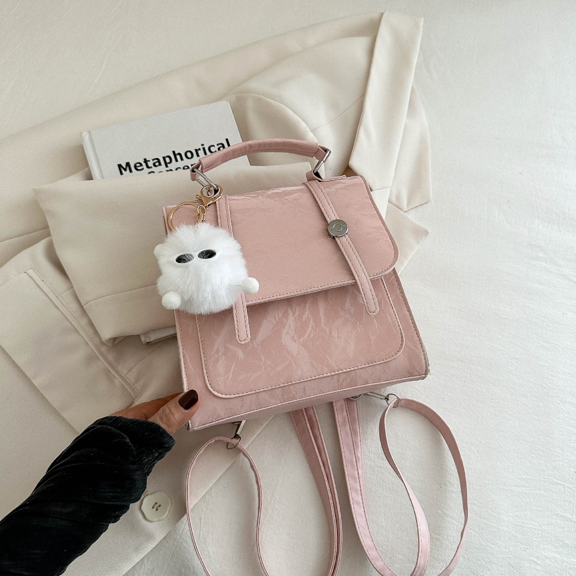 2025 Designer 2024 Summer 3 New Casual Handheld Large Capacity Personalized Fashion Backpack free shipping