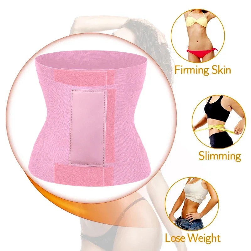 AfruliA Fajas Colombianas Girdle Slimming Waist Trainer Pulling Underwear Belt Sport Strap Body Shaper Tummy Wrap Cincher Corset 241024