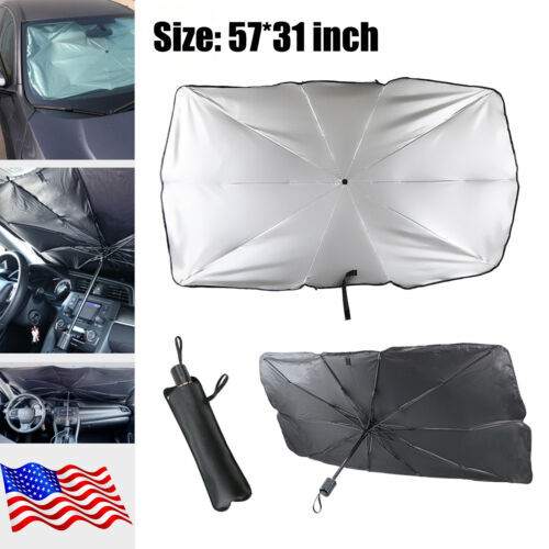 New Car Sunshade Front Window Sun Shade Windshield Cover Visor UV Umbrella Foldable