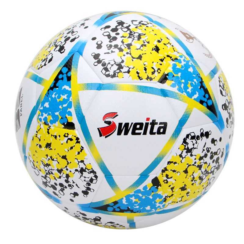 Size 4 Football Kids Standard Training Competition Ball PU Adhesive Tightly Sewn Soccer Soft Kicking Resistant Children FootballXJ241023