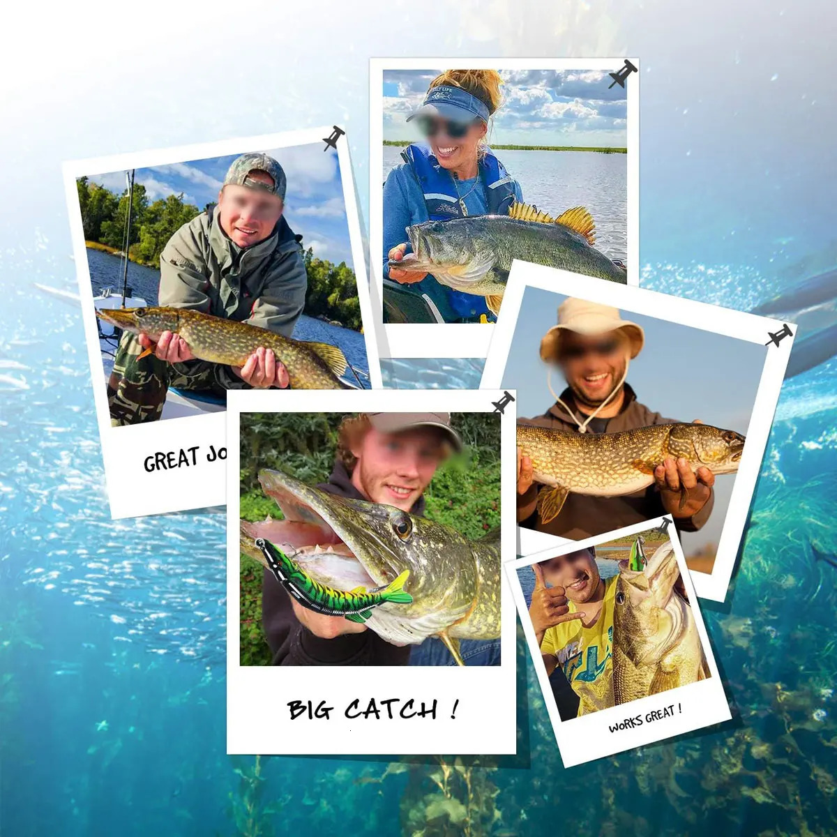 SHIQIAN Swimbait Fishing Lures Slow Sinking Japan Wobblers for Pike Bass Hard Artificial bait Crankbait Popper Tail Spinner 241024