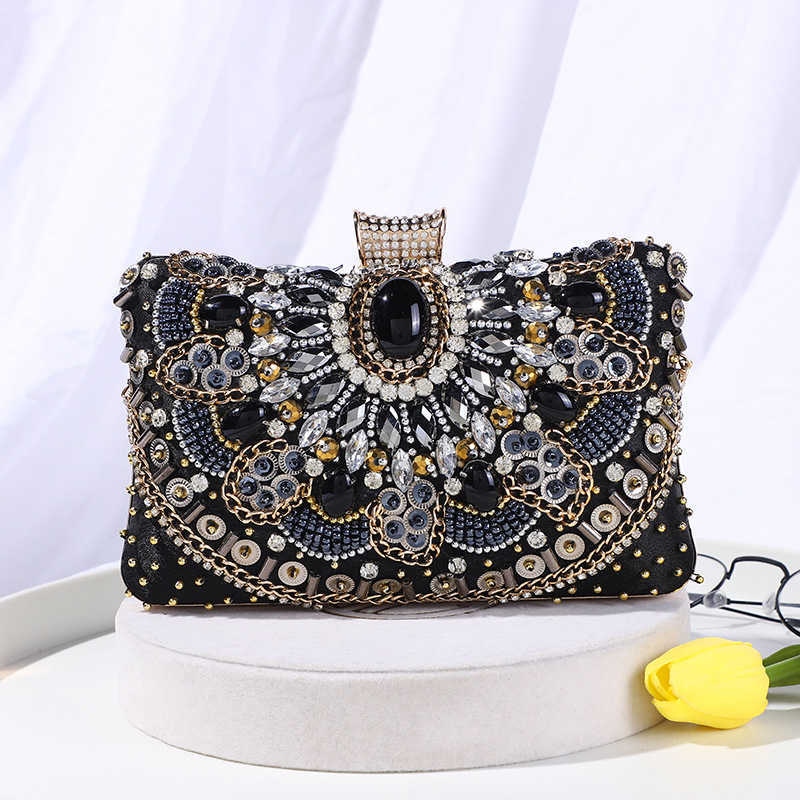 CMM Fashion Handmade Beaded Dinner Bag Elegant Charm Make Up Bag Evening Dress Bag Girl