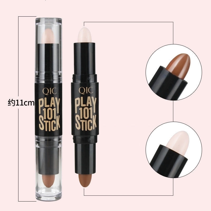 Lady Highlight Foundation Base Contour Stick Beauty Powder Cream Shimmer Concealer Camouflage Pen 241015