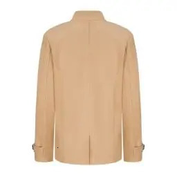 Mens High Quality Edition Wool Coat Medium Length Ultra Thin Double Layer Mens Wool Jacket 241024