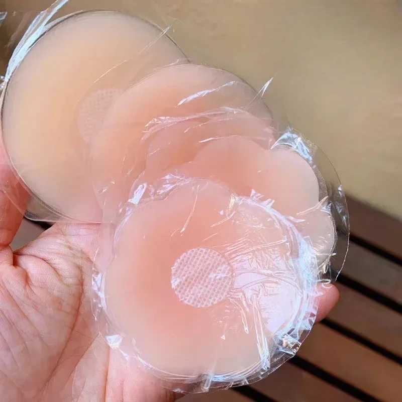 Invisible Silicone Nipple Cover 12/36Pcs Box Set Women Self Adhesive Chest Paste Bra Sticker Strapless Girls Reusable Patch PadsXJ241024