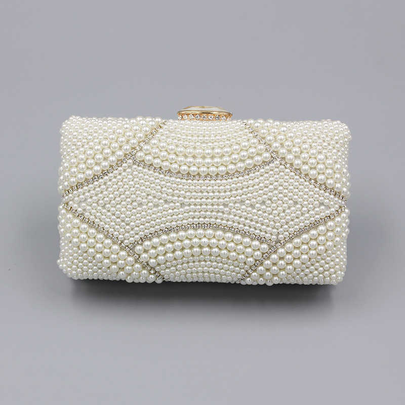 CMM Dinner Bag Pearl Luxury Small Bag Womens Metal Chain Solid Color Soft Surface Lock Bag