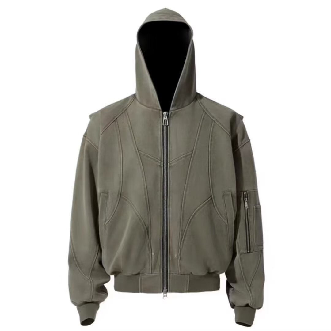Men's Jacketsworkwear For Women In Autumn And Winter High Street Neutral Style Loose Casual Baseball Jacket