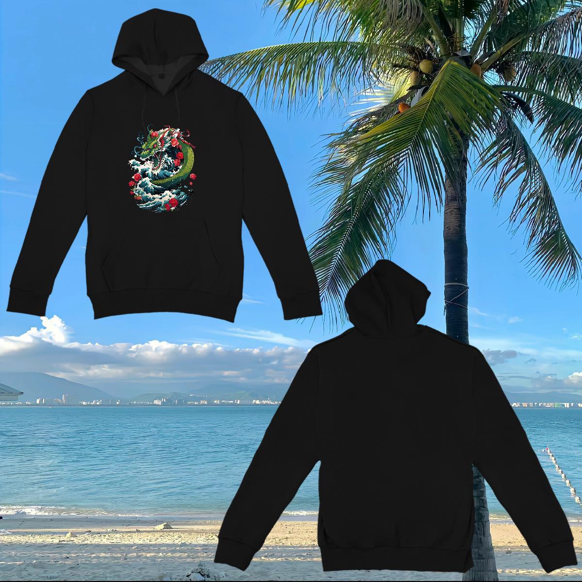 Free Shipping Hoodie for Men Custom Printed Comfortable Men Tops Hoodie Pullover Hoodie Anime Printing Street 350g Cotton Hooded Collar