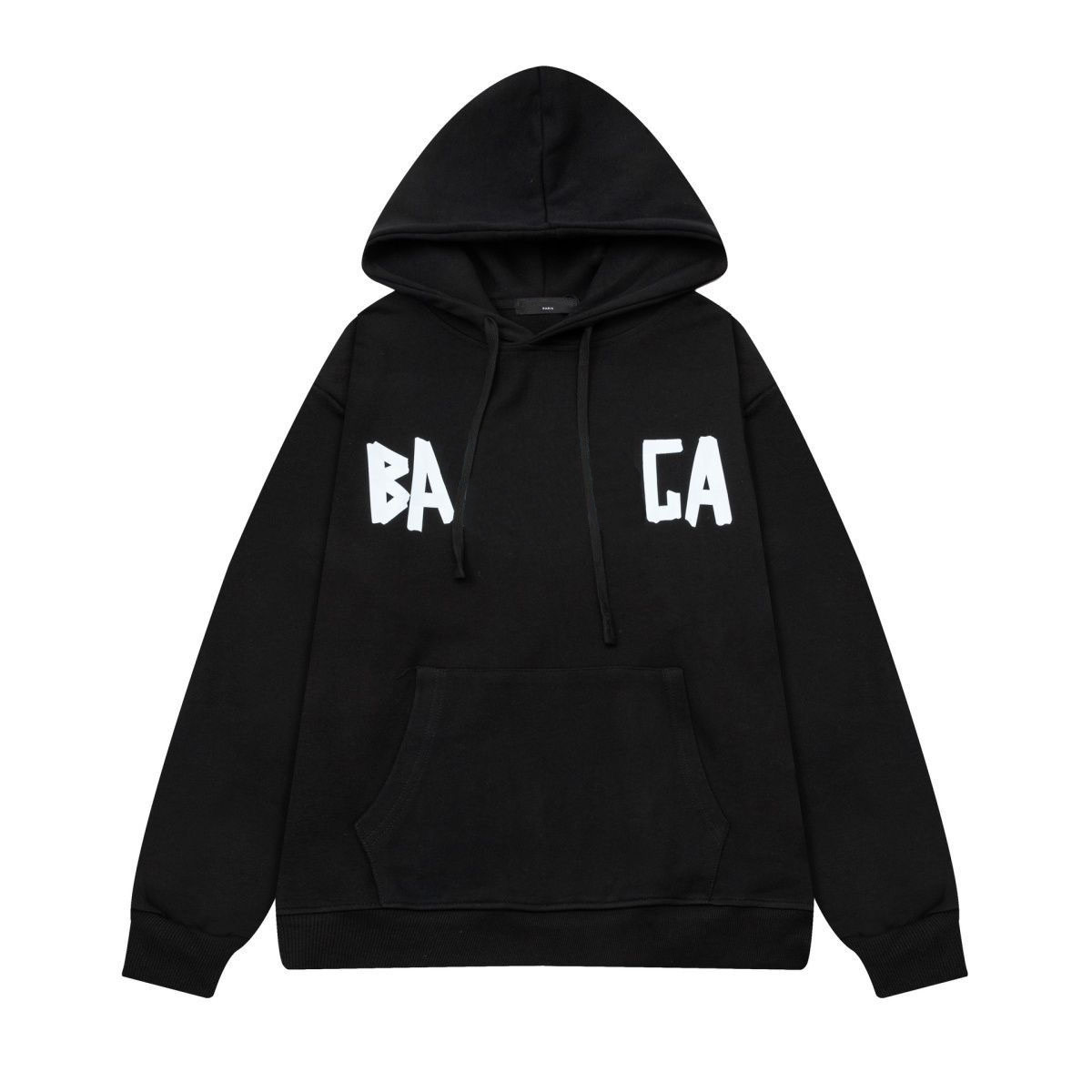 French designers autumn winter new simple pure cotton hooded sweatshirt with letter printing casual comfortable cotton top loose long sleeved couples sweatshirt