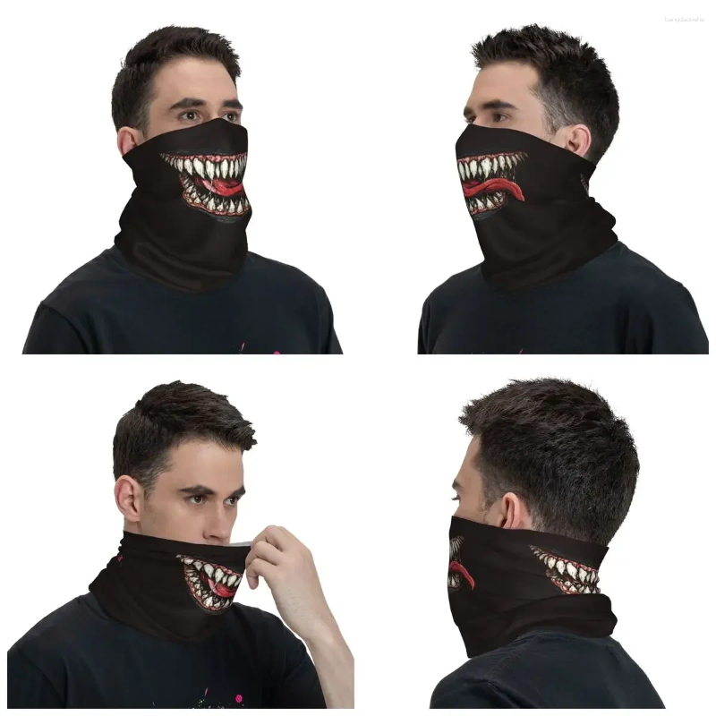 Scarves Hiking Gaiter Bandana Warmer Wrap Horror Face Headband Xenomorph Winter Men go Alien Symbiote Windproof Neck For Scarf scarf designers