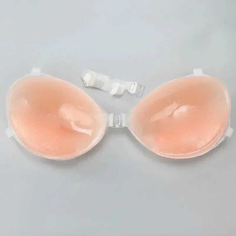 Silicone Bra Invisible Push Up Sexy Strapless Bra Stealth Adhesive Backless Breast Enhancer for Women Sticky Wedding Bikini BrasXJ241024