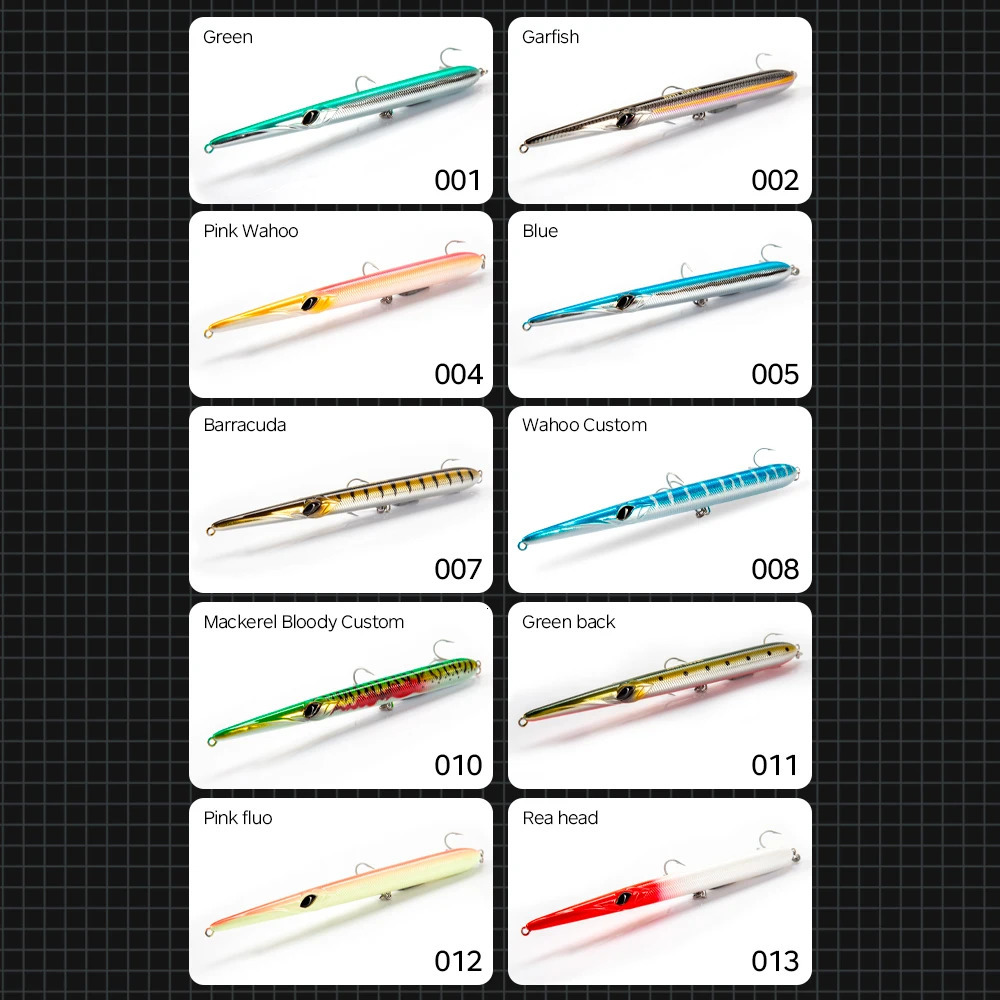 Hunthouse Fishing Lure Needle Stylo Long Casting Pencil Floating 205180160mm Isca Artificial Leurre Souple Carp 241024