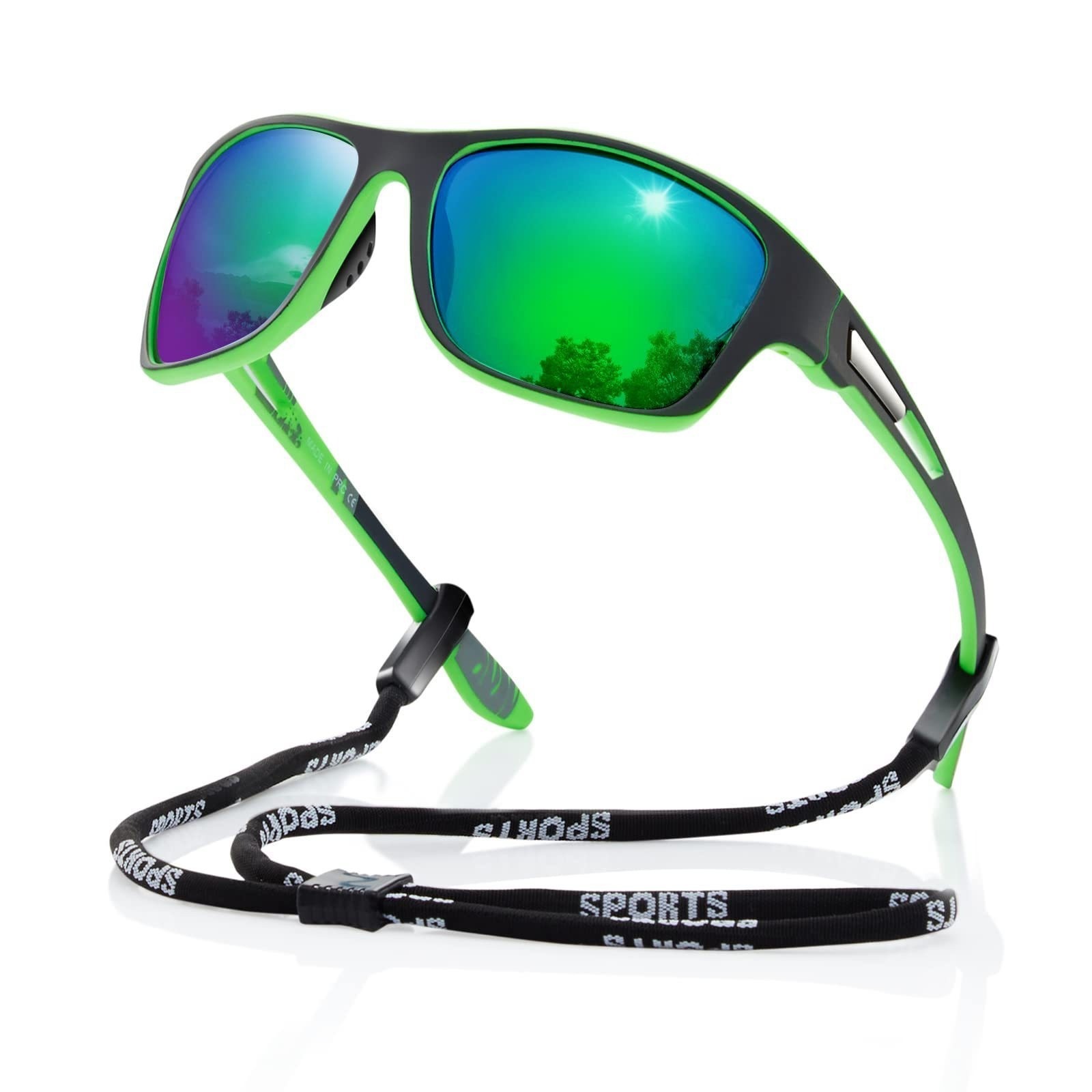 and European American Cross-border Fashion Sports Men's Night Vision Polarized Riding Sunglasses Sunshade Glasses Wholesale