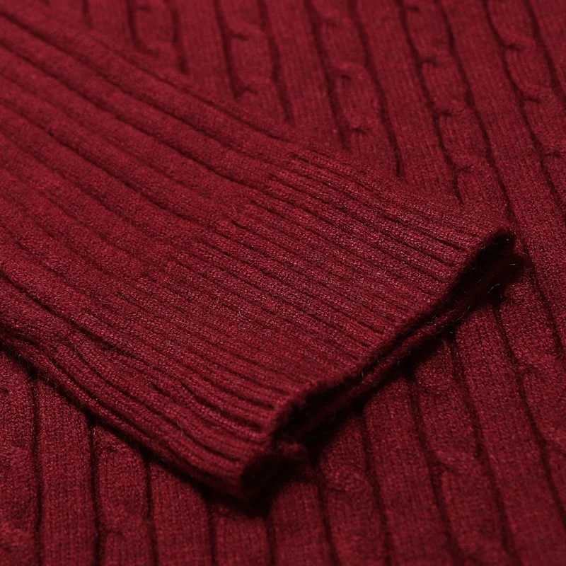 Winter Men Pullover Top Turtleneck Long Sleeve Thick Warm Sweater Slim Pullover Casual Knitwear Elasticity Knitwear Men Clothing LX241024