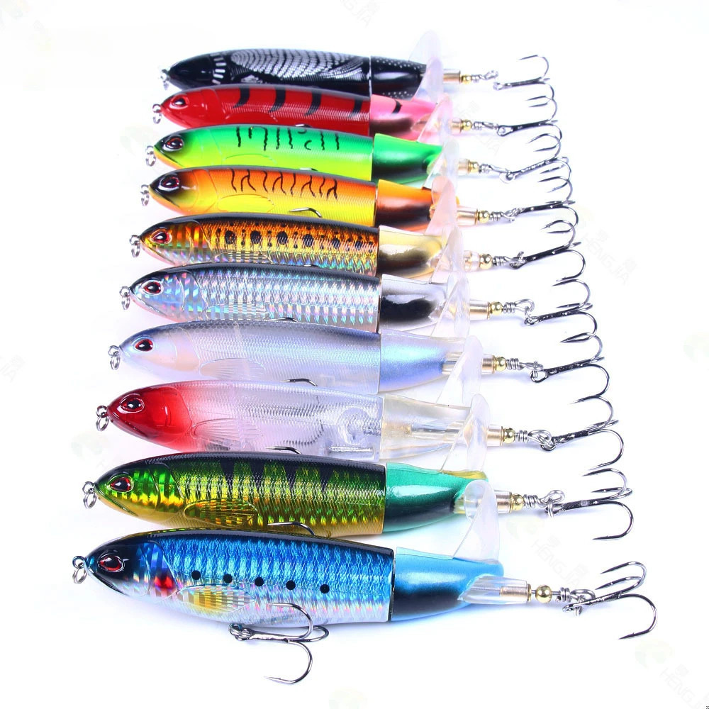 13g 17g 36g Whopper Popper Propeller Topwater Fishing Lures Artificial Bait Hard Crankbait Wobbler Rotating Tail Tackle 241024