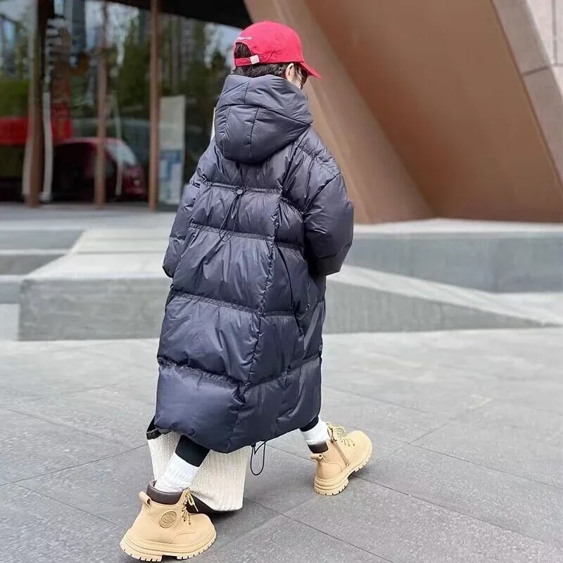 Girls Winter Long Jacket Parkas 12-14 Year Childrens Thick Coat Childrens Thick Coat 241024