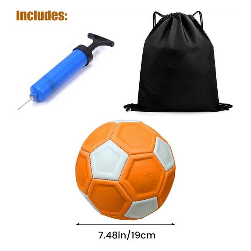 ELOS-Curve Football Entertainment No 4 Generation Ball With Inflatab Pump And Carry BagXJ241023