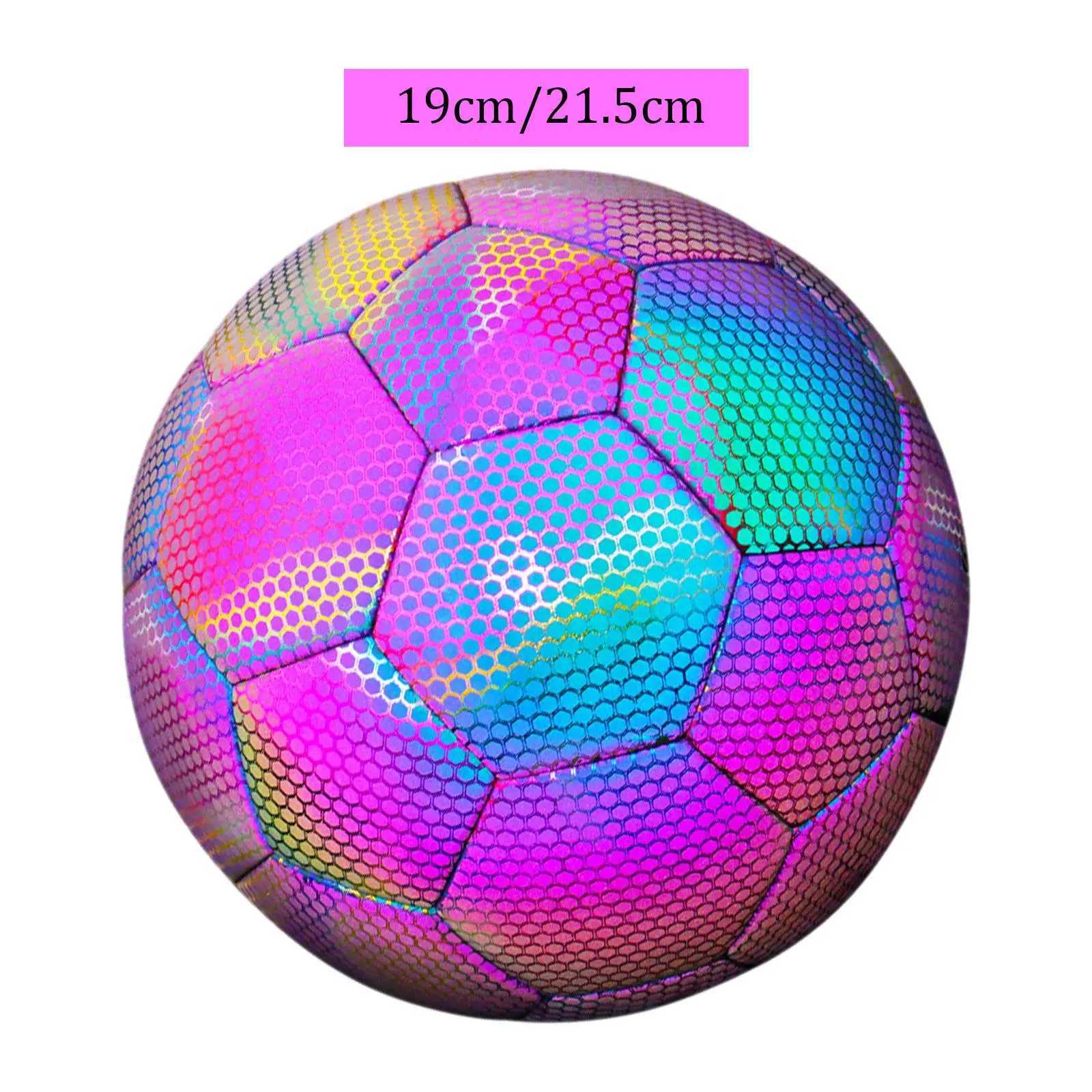 Football Holographic Luminous Wear-Resistant Rctive Football Training BallXJ241023