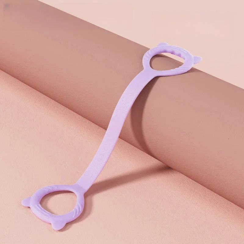 1Pc Workout Muscle Pull Rope 8 Resistance Bands Yoga Pilates Excercise Fitness Elastic Back Training Stretch Belt 241024