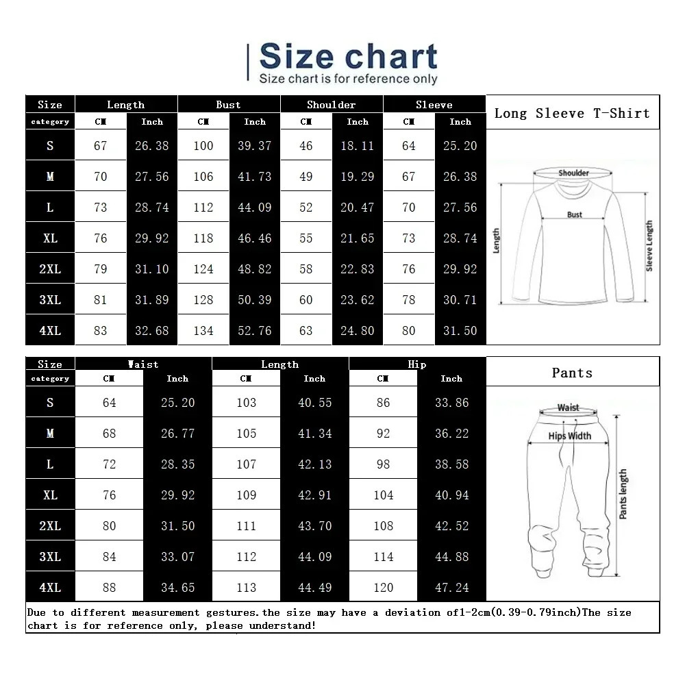 Mens long sleeved t-shirt track wear 2-piece set sports shirt sports pants set printed top mens sports shirt 241024