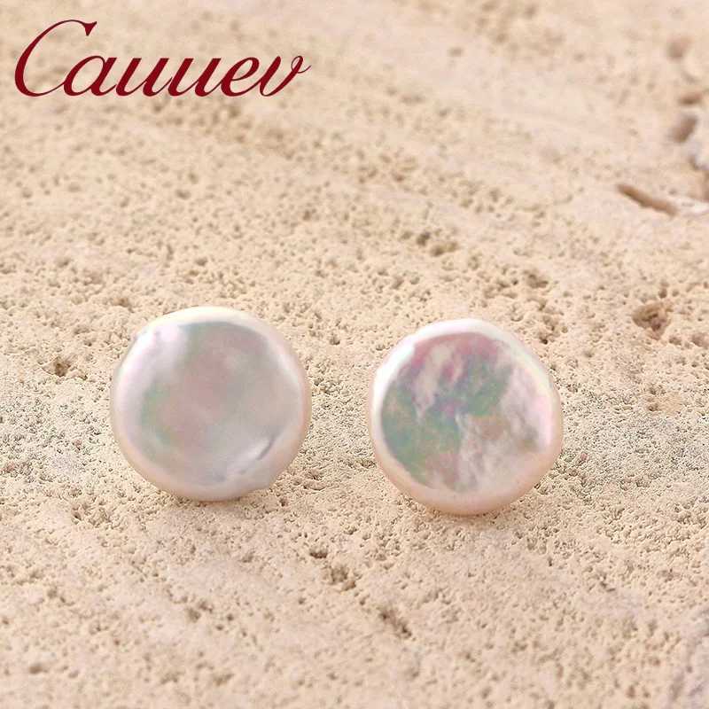 BIg Natural Freshwater Pearl 925 Sterling Silver Korean Earrings Fashion Jewelry Gifts for Women cauuevX241023