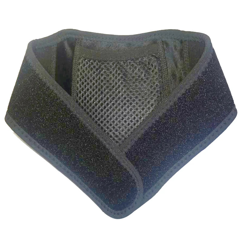 Electric Heated Cervical Massage Strap with Adjustable Neck Protection for Autumn and Winter Warmth Portable Black 241024